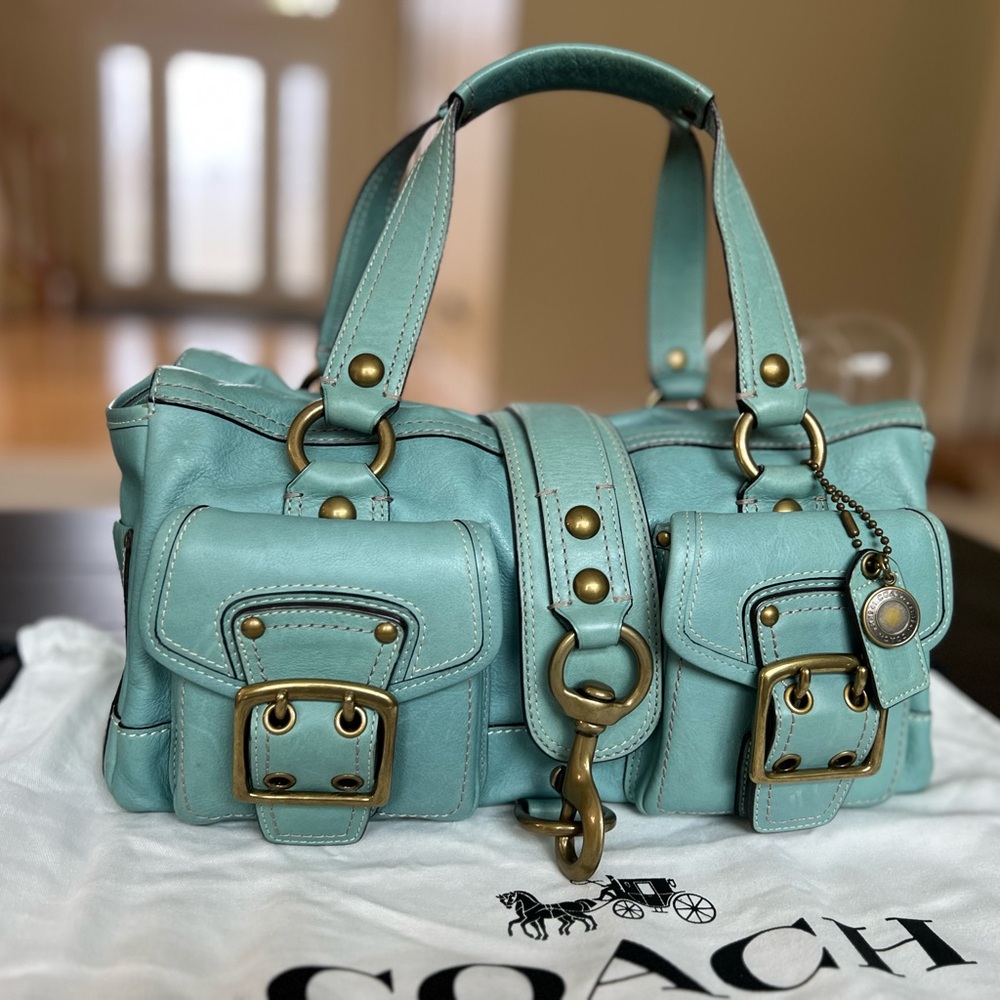 Coach Mandy legacy satchel. 65th Anniversary creed